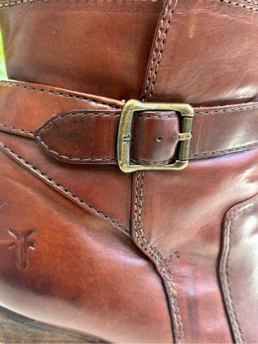 Frye Patty Redwood Leather Ankle Boots | Size 7.5M - Picture 9 of 16